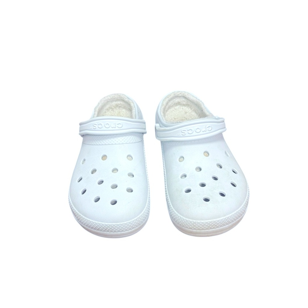 Pale Blue Fleece-lined CROCS. Men’s Size 9. Used.